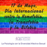 17 de mayo, día Internacional contra la Homofobia, Transfobia y Bifobia