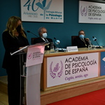 La colegiada de Madrid Mª Paz García Vera nombrada Académica de Número de la Academia de Psicología de España. Video
