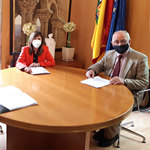 Reunión entre representantes del COP La Rioja y el consejero de Educación