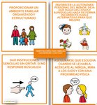 Orientaciones con pictogramas para familias de menores con TDAH