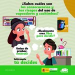 La CEAPA lanza una campaña sobre los riesgos del uso de vapeadores y cachimbas