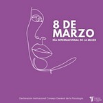 Declaración institucional del Consejo General de la Psicología con motivo del Día Internacional de la Mujer