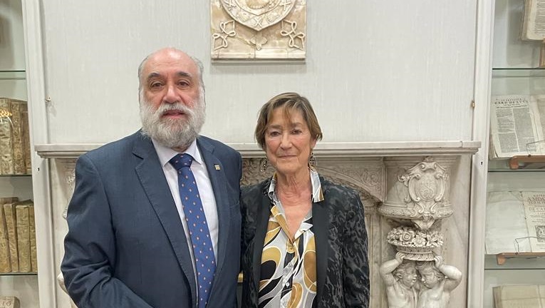 Francisco Santolaya y Victoria Ortega