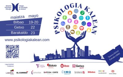 El COP Bizkaia lleva la segunda edición de “Psikologia Kalean” a Bilbao, Getxo y Barakaldo
