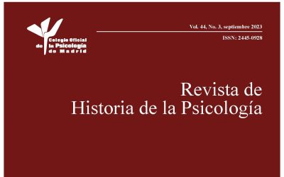 Publicado el tercer número de la Revista de Historia de la Psicología de 2023