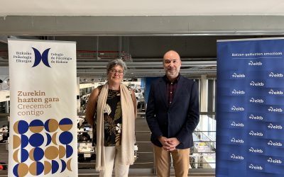 El COP Bizkaia y EITB, radio televisión pública vasca, firman un convenio para desarrollar acciones de sensibilización y protección de la salud mental