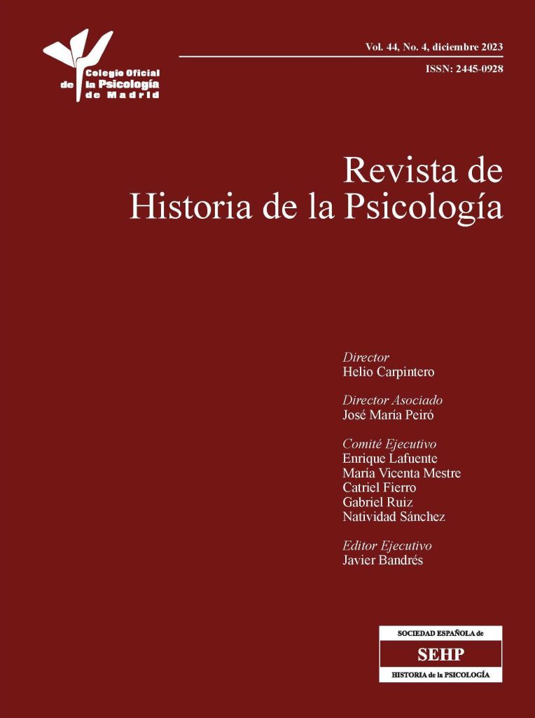 Revista Historia de Psicología