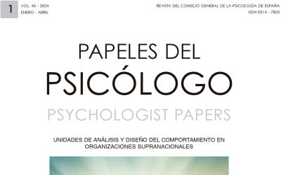 Publicado un nuevo número de la revista Papeles del Psicólogo