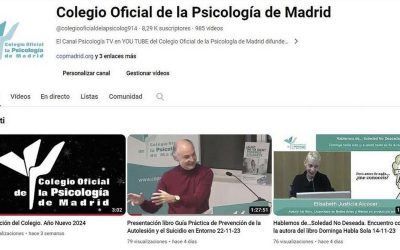 El Canal de YouTube del COP Madrid: supera los 8.000 suscriptores y tiene más de 700.000 visualizaciones