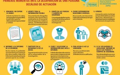 El COP Madrid conmemora el Día de las Personas Desaparecidas Sin Causa Aparente