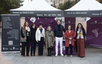 Pamplona acoge la campaña “tenemos que hablar de esto” del COP en el Día Mundial de la Salud Mental