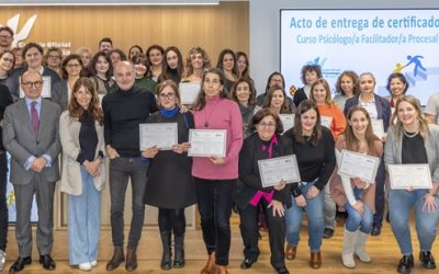 Acto de entrega de certificados del curso “Psicólogo/a Facilitador/a Procesal”