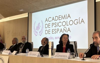 Miguel Ángel Vallejo Pareja ingresa en la Academia de Psicología de España