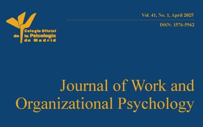 Publicado el primer número del volumen 41 de la revista Journal of Work and Organizational Psychology