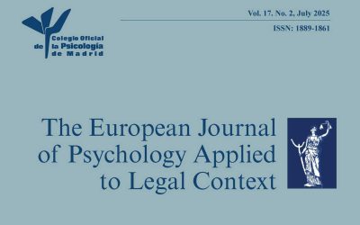 Publicado el segundo número del volumen 17 de la revista The European Journal of Psychology Applied to Legal Context