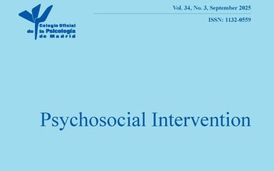 Publicado el tercer número del volumen 34 de la revista Psychosocial Intervention