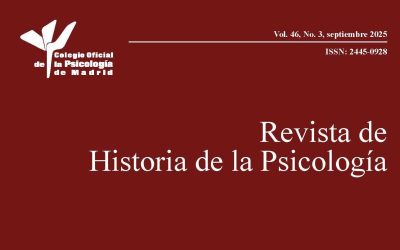 Publicado el tercer número del volumen 46 de la Revista de Historia de la Psicología