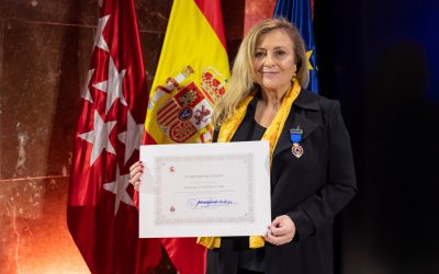 La colegiada María Paz García-Vera, Medalla de Oro al Mérito de Protección Civil