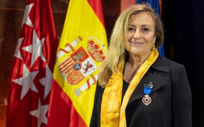 Mª Paz García Vera recibe la Medalla al Mérito de Protección Civil en su categoría de Oro y con distintivo Azul