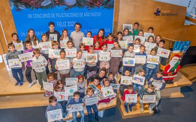 Ilusión, entusiasmo y creatividad en el acto del XX Concurso de Felicitaciones de Año Nuevo