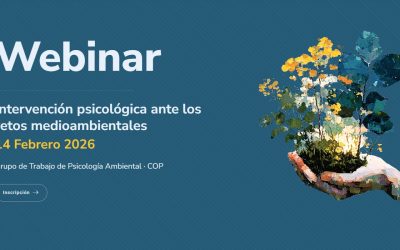 Apúntate al webinar sobre intervención psicológica ante los retos medioambientales