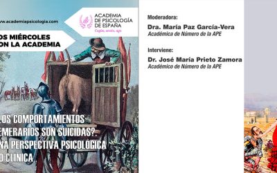 Apúntate al webinar gratuito de la APE «¿Los comportamientos temerarios son suicidas? Una perspectiva psicológica no clínica»