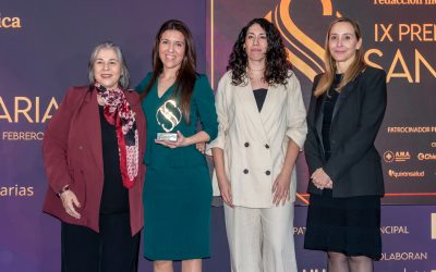 Timanfaya Hernández, galardonada en los IX Premios Sanitarias al Liderazgo de la Mujer