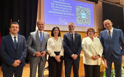 El COP, presente en el 50º aniversario de la Facultad de Psicología de Murcia