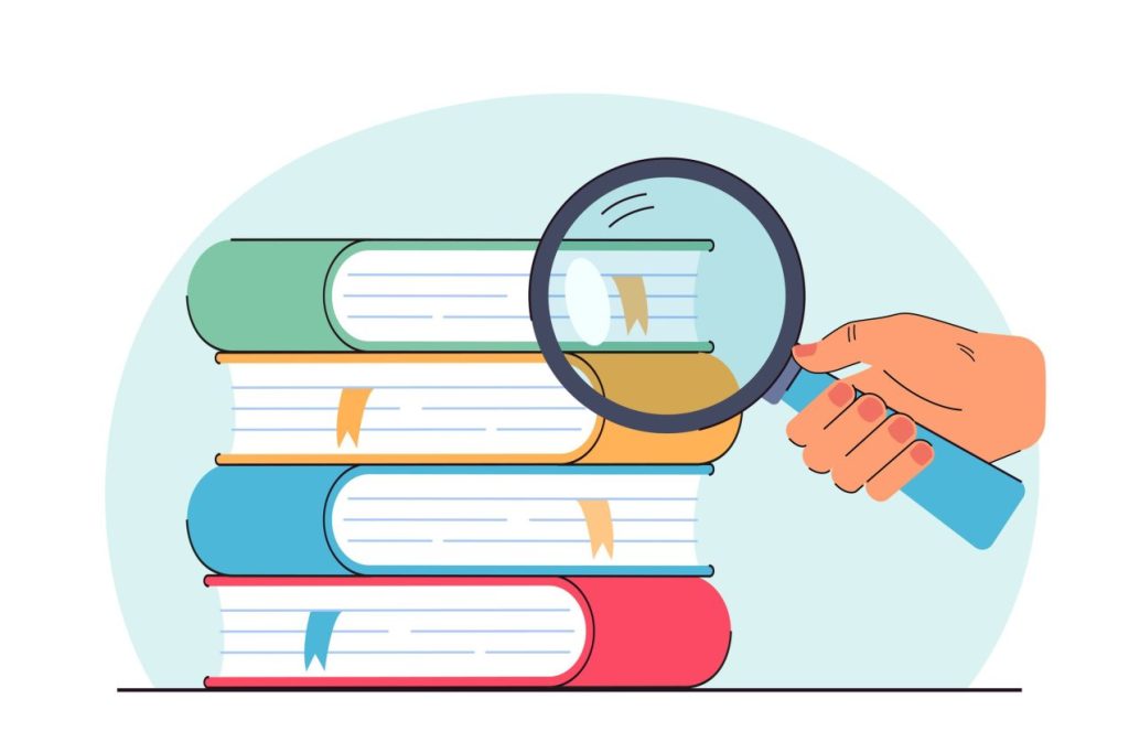 Lupa y libros