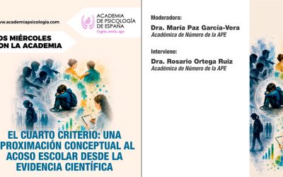 Apúntate al webinar gratuito de la APE sobre una aproximación conceptual al acoso escolar desde la evidencia científica