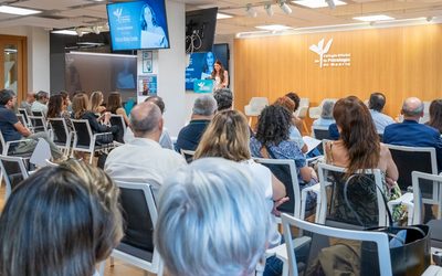 El COP Madrid rinde homenaje a la periodista de salud Patricia Matey en un acto que ha reunido a familia, compañeros y profesionales del Periodismo